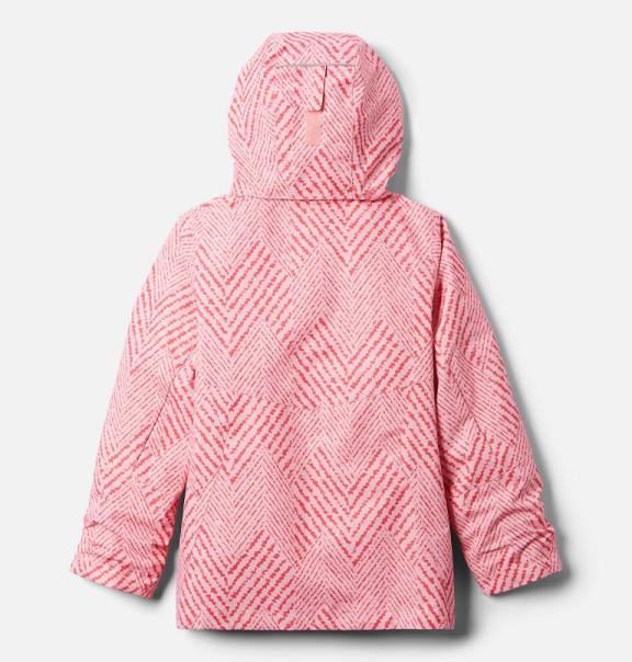 Columbia Bugaboo II Interchange 3 In 1 Jacket Pink For Girls NZ60942 New Zealand